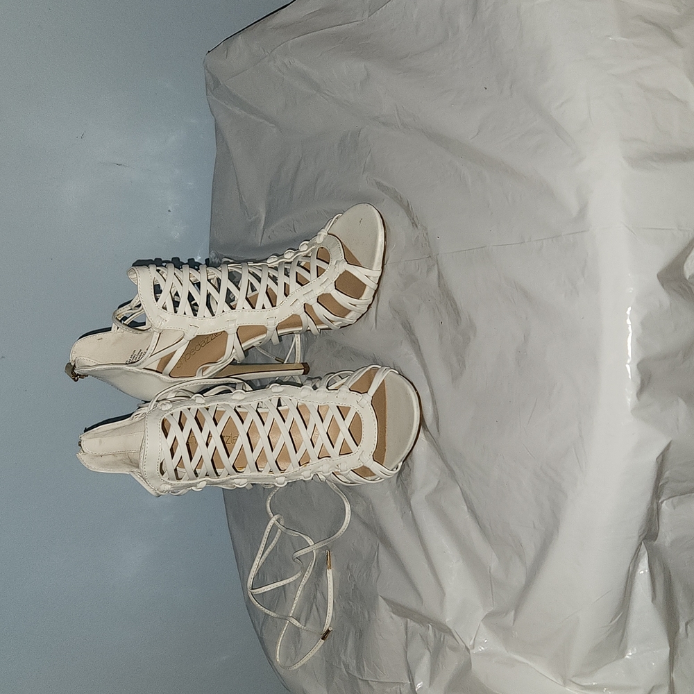 White 8.5 Sandals